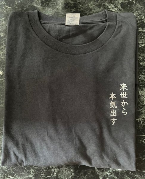 画像1: Tシャツ　来世は明日から　　5.6オンス (1)